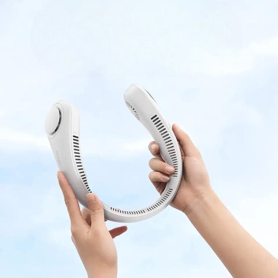 Portable Bladeless Neck Fan – Hands-Free Cooling