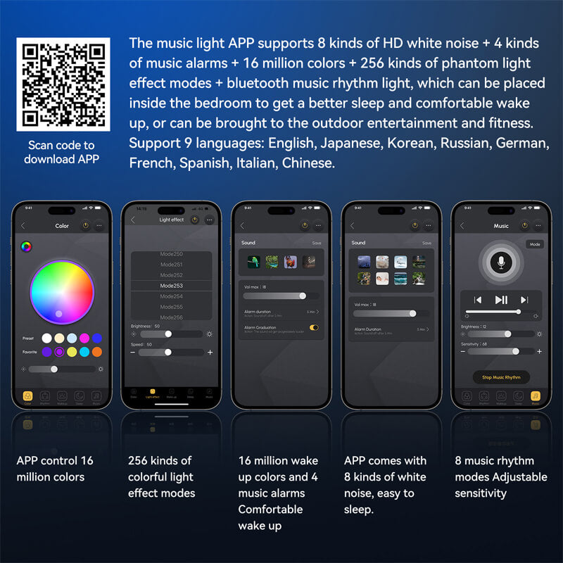 Conch-Shaped Smart Light with App Control & Bluetooth Speaker – Modern LED Lamp for Home Decor