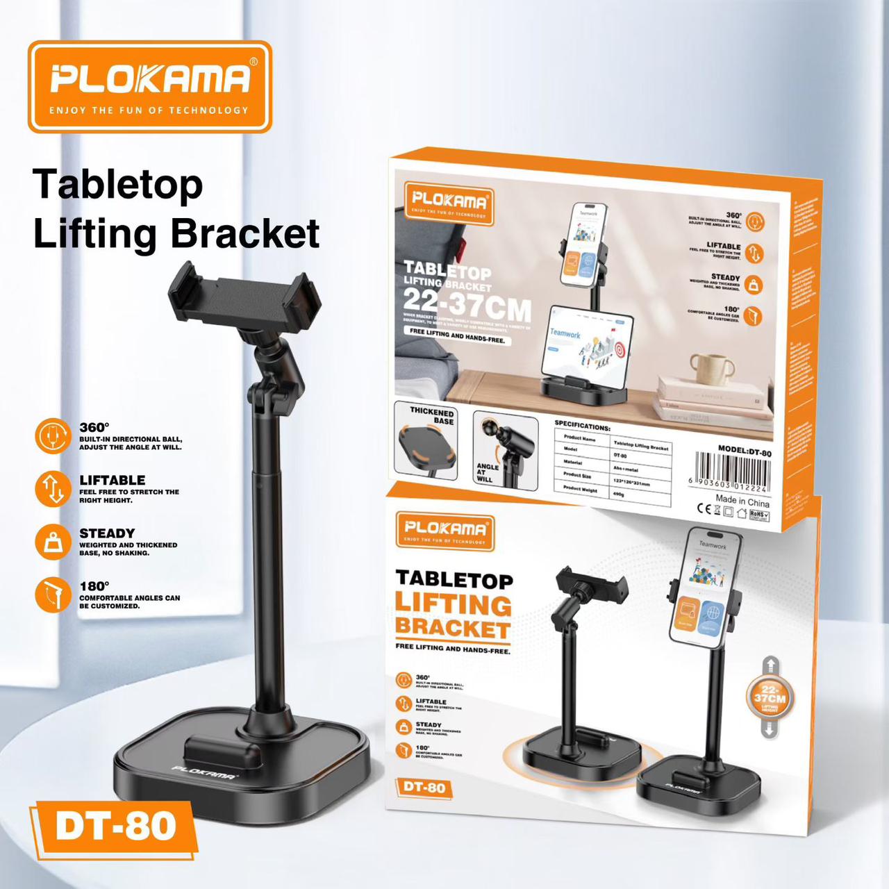 PLOKAMA DT-80 Tabletop Mobile Lifting Bracket