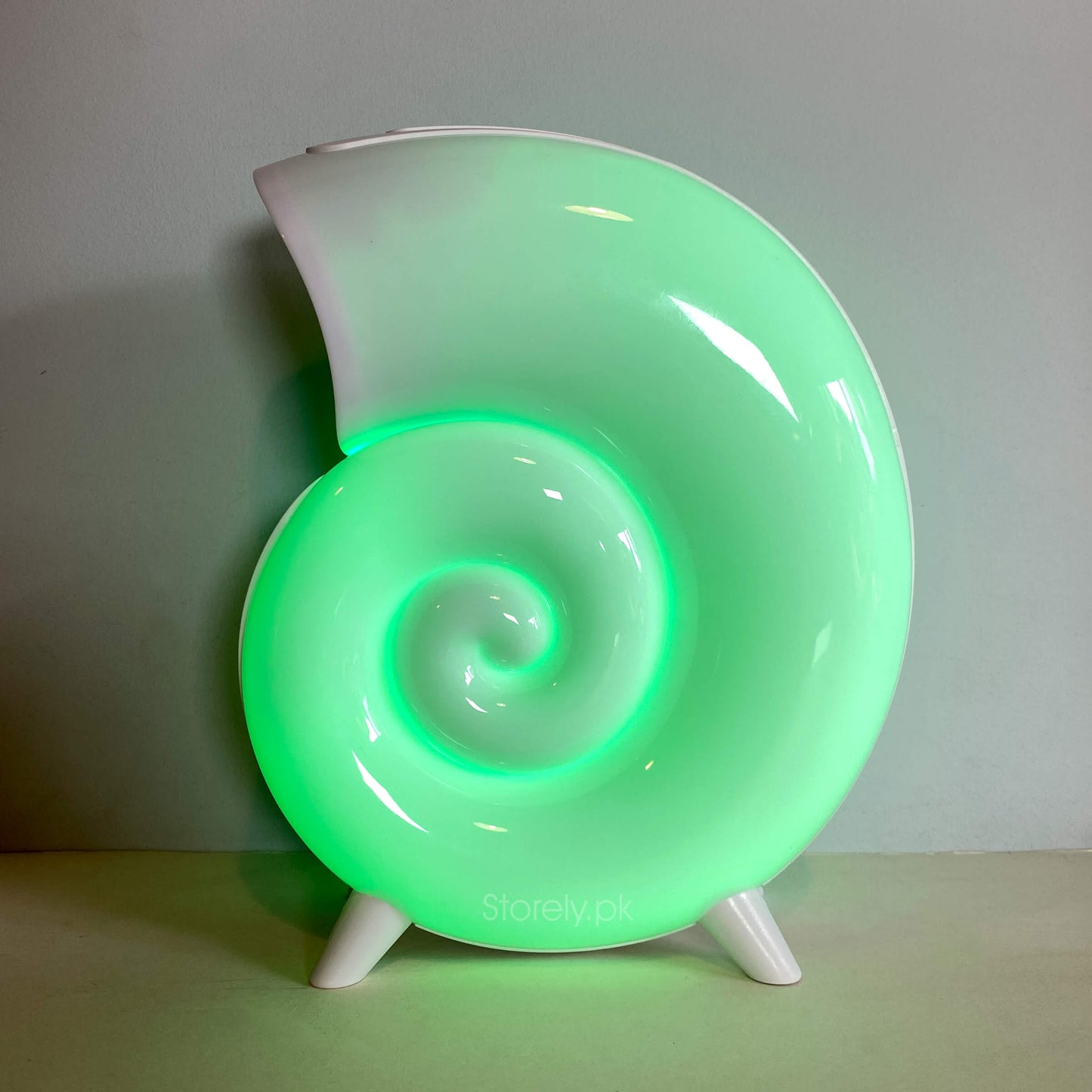 Conch-Shaped Smart Light with App Control & Bluetooth Speaker – Modern LED Lamp for Home Decor