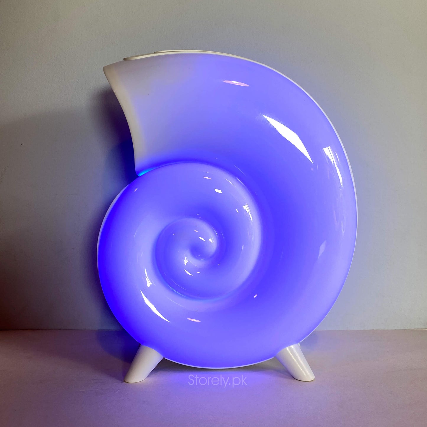 Conch-Shaped Smart Light with App Control & Bluetooth Speaker – Modern LED Lamp for Home Decor