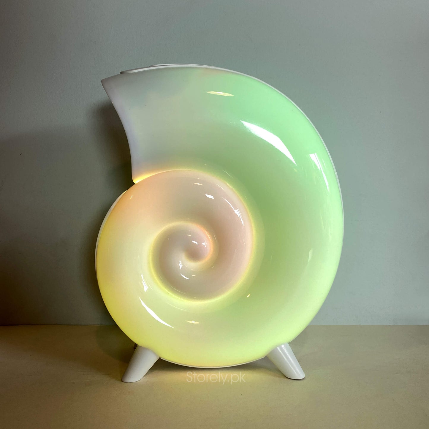 Conch-Shaped Smart Light with App Control & Bluetooth Speaker – Modern LED Lamp for Home Decor