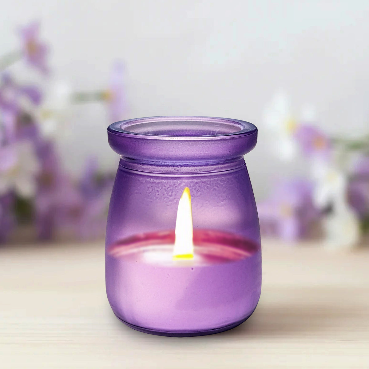 Mini Glass Jar Scented Candle with Cork Lid