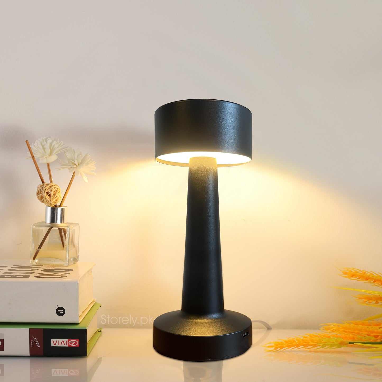 Metal Lamps Collection - Retro Style Rechargeable Metal Touch LED Lamps for Modern Spaces and Restaurants