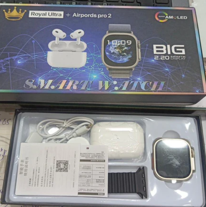 Royal Ultra Smart Watch with Air pods