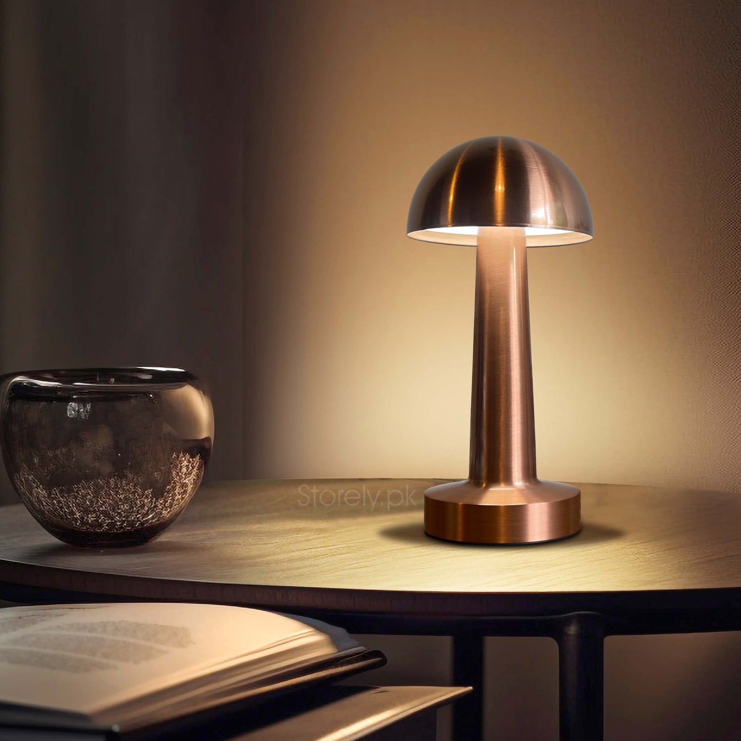 Metal Lamps Collection - Retro Style Rechargeable Metal Touch LED Lamps for Modern Spaces and Restaurants