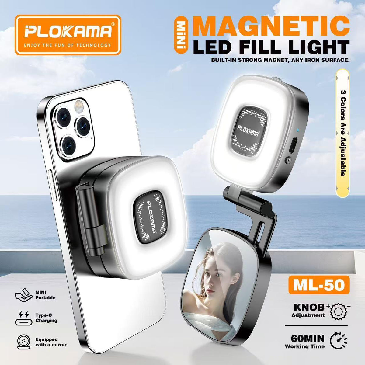 ML-50 Plokama LED Fill Light