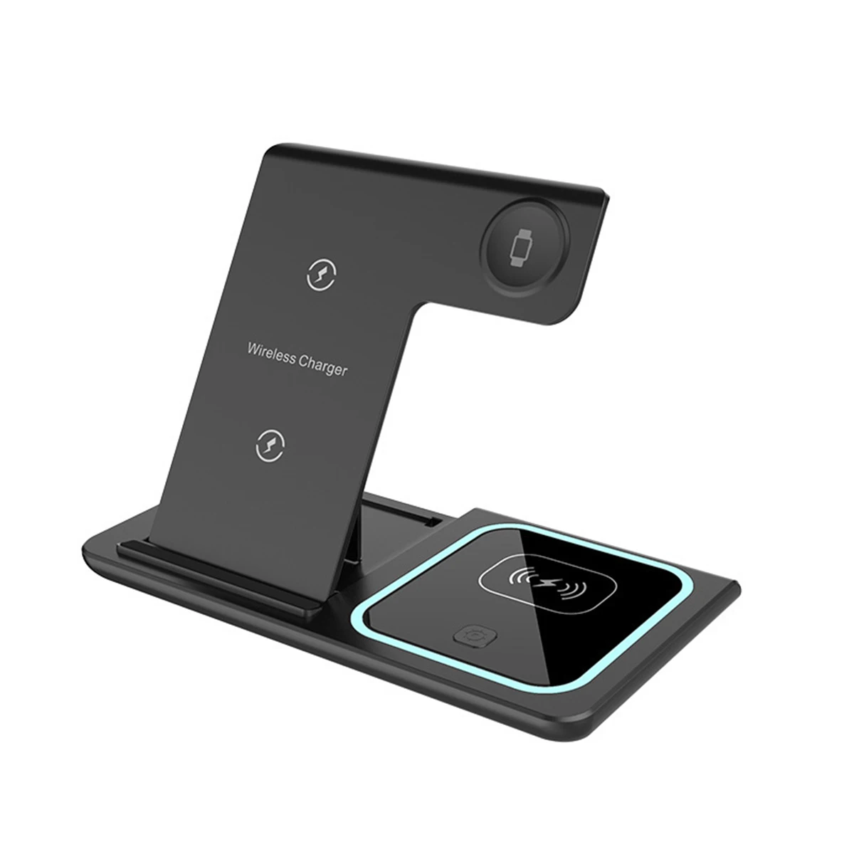 3-in-1 Wireless Charging Station for iPhone, Apple Watch, and AirPods, Fast Charging Dock