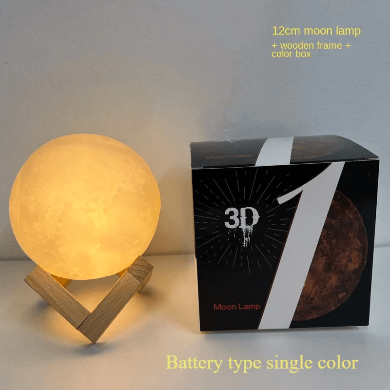 USB Charging Touch Remote Control Moon Lamp (16 Colors)