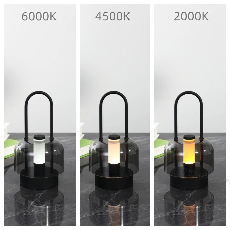 Modern Minimalist LED Touch Table Lamp – Rechargeable Ambient Light