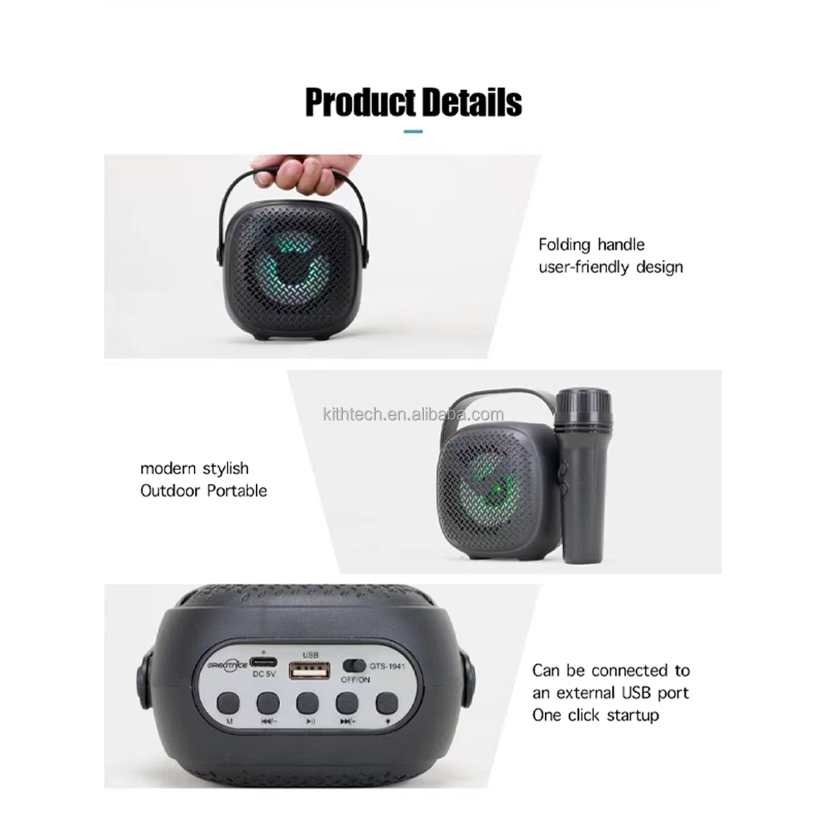 Portable High Quality Bluetooth Speaker with MIC
