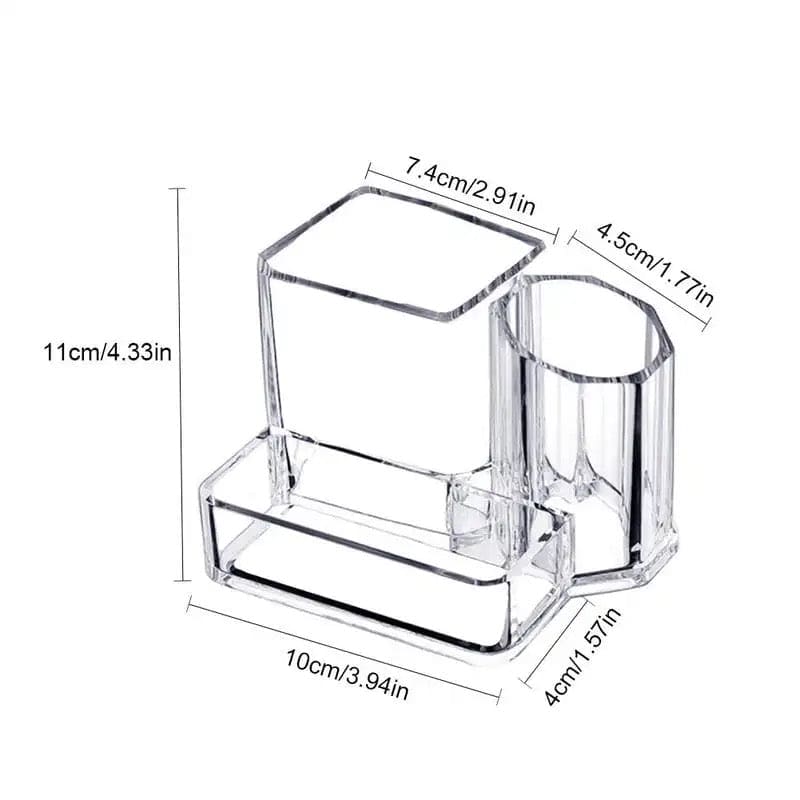 Transparent Acrylic Makeup Organizer – Cosmetic Storage Holder