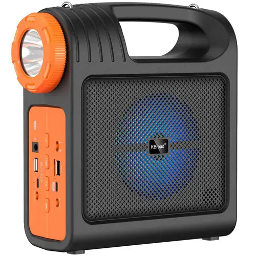 KTS-1796 Portable Camping Power Station with LED Lantern & Bluetooth Speaker