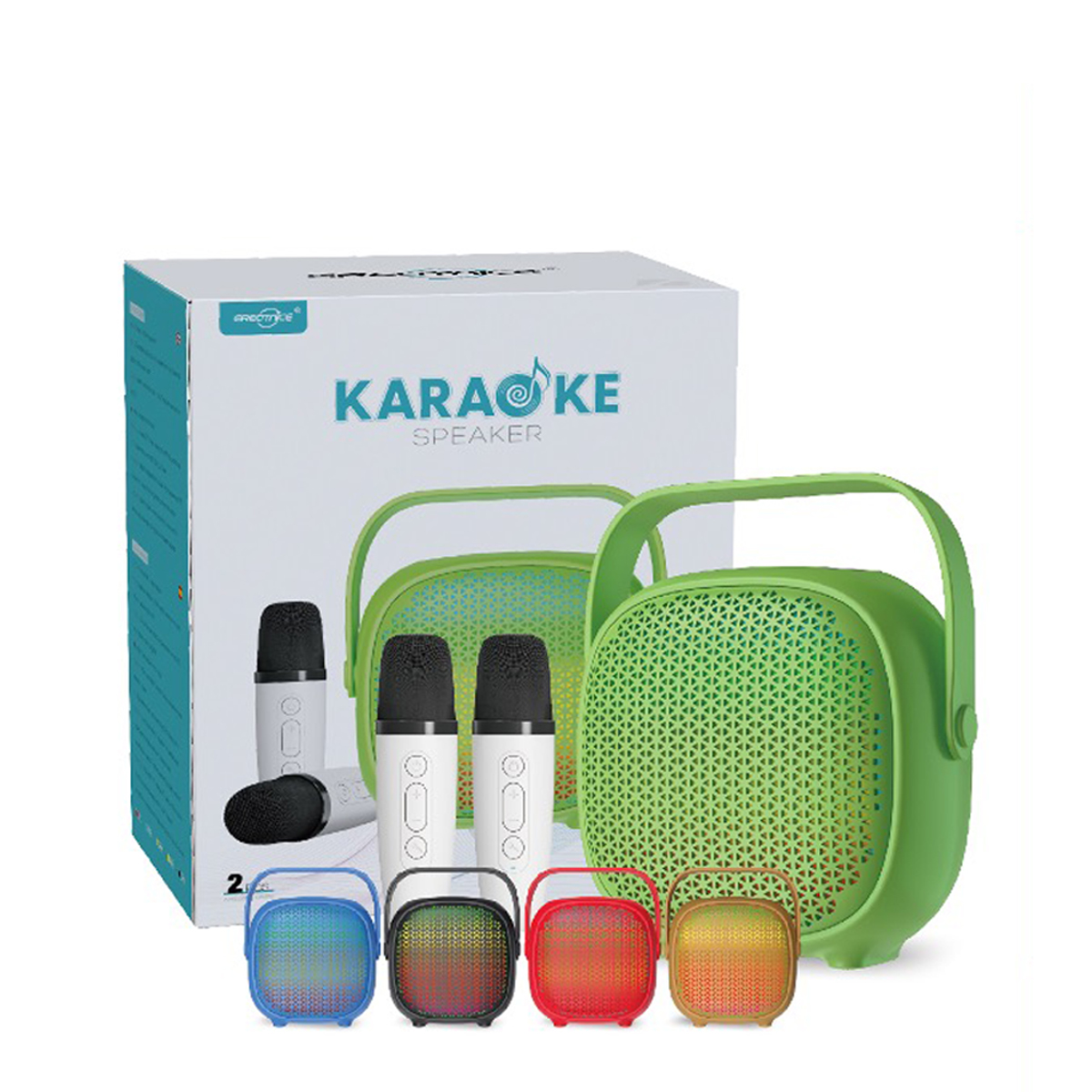 Maigenie Portable Party Speaker with Dual Wireless Microphones - Ultimate Party Companion