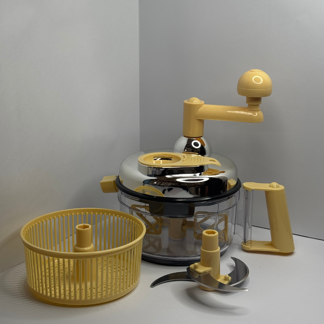 Manual Multifunctional Food Processor – Chop, Mix & Prep in Seconds!