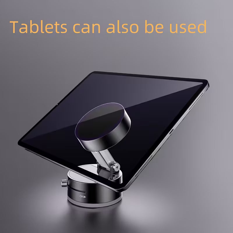Magnetic Suction Phone Holder Stand – 360° Adjustable Foldable Mount for Desk & Travel