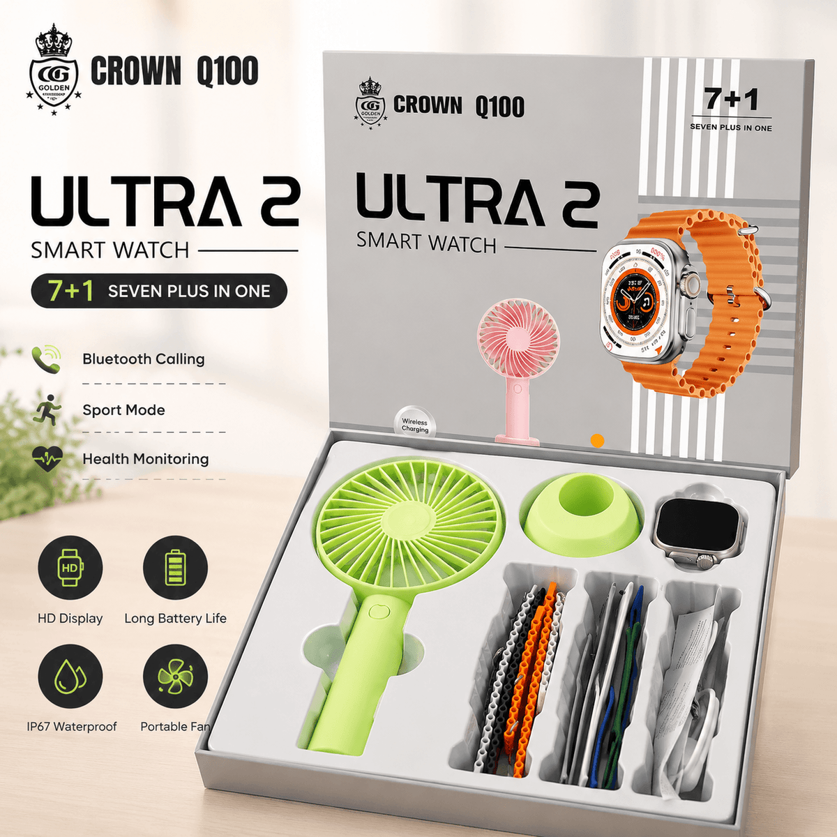 Ultra 2 Smart Watch 7-in-1 Gift Set