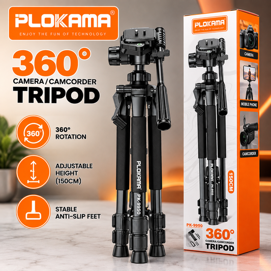 PLOKAMA PK-9950 360° Camera Tripod