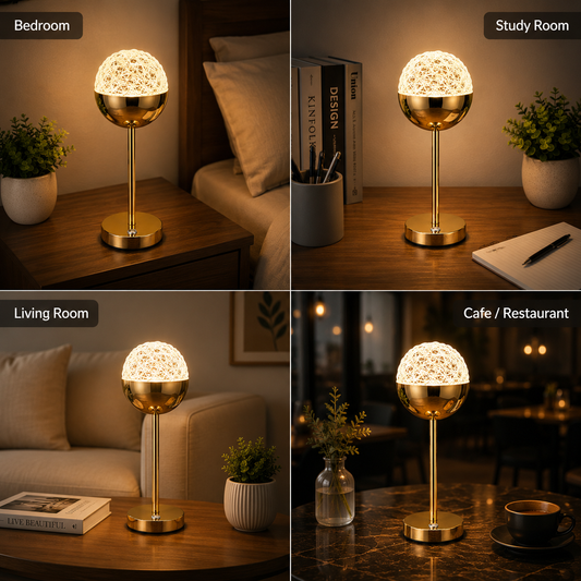 Mushroom Dome Touch Lamp – LED Table Lamp with Touch Control