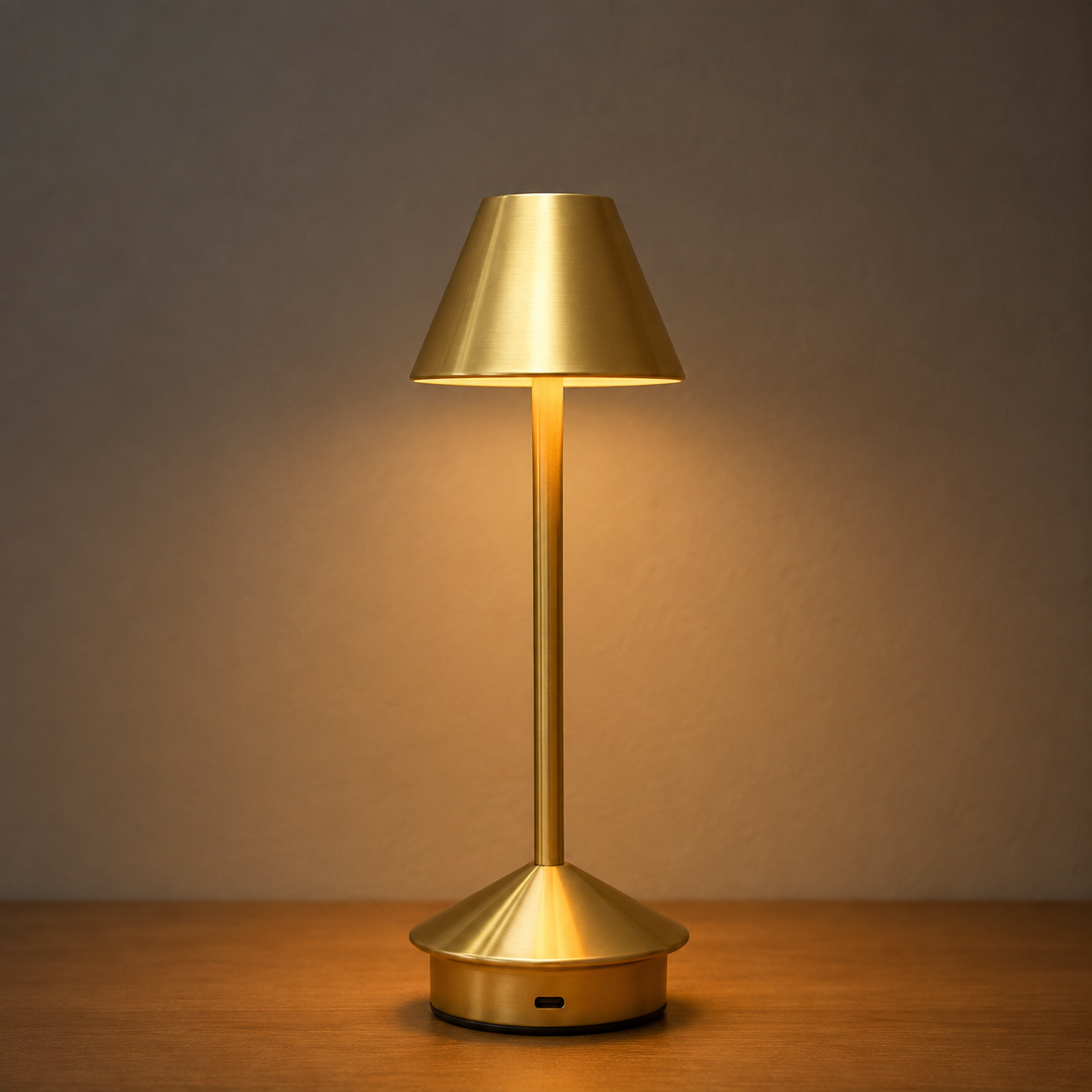 Nimbus Longneck Minimal Design LED Touch Table Lamp – Rechargeable Ambient Light