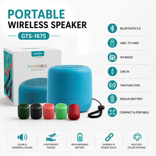 GTS-1675 Portable Bluetooth Speaker