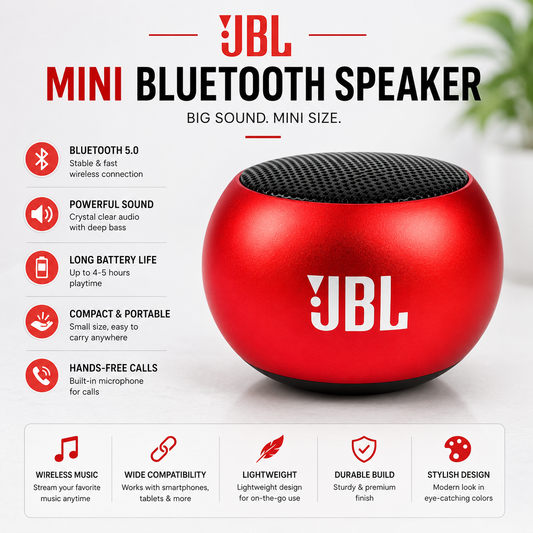 JBL Mini Bluetooth Speaker – Portable Wireless Sound