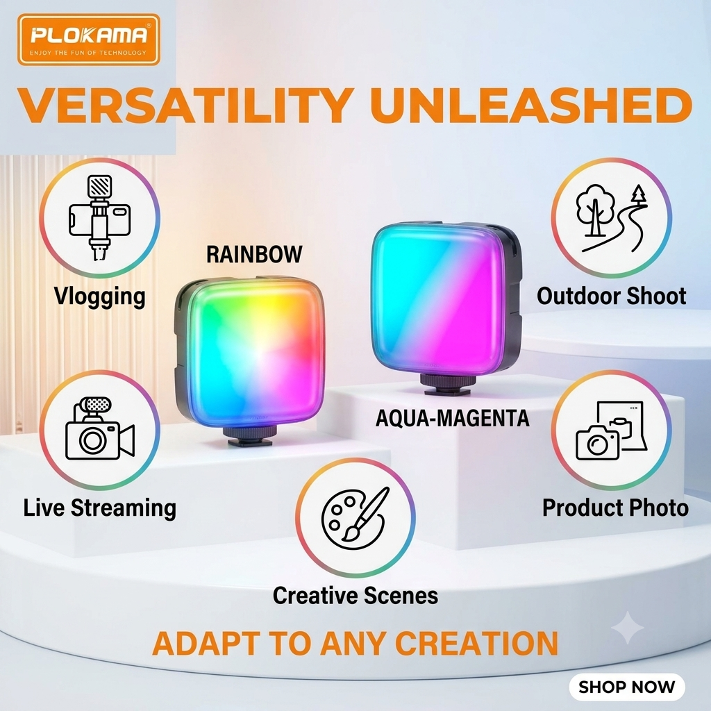 Plokama U80 Pro RGB LED Video Light