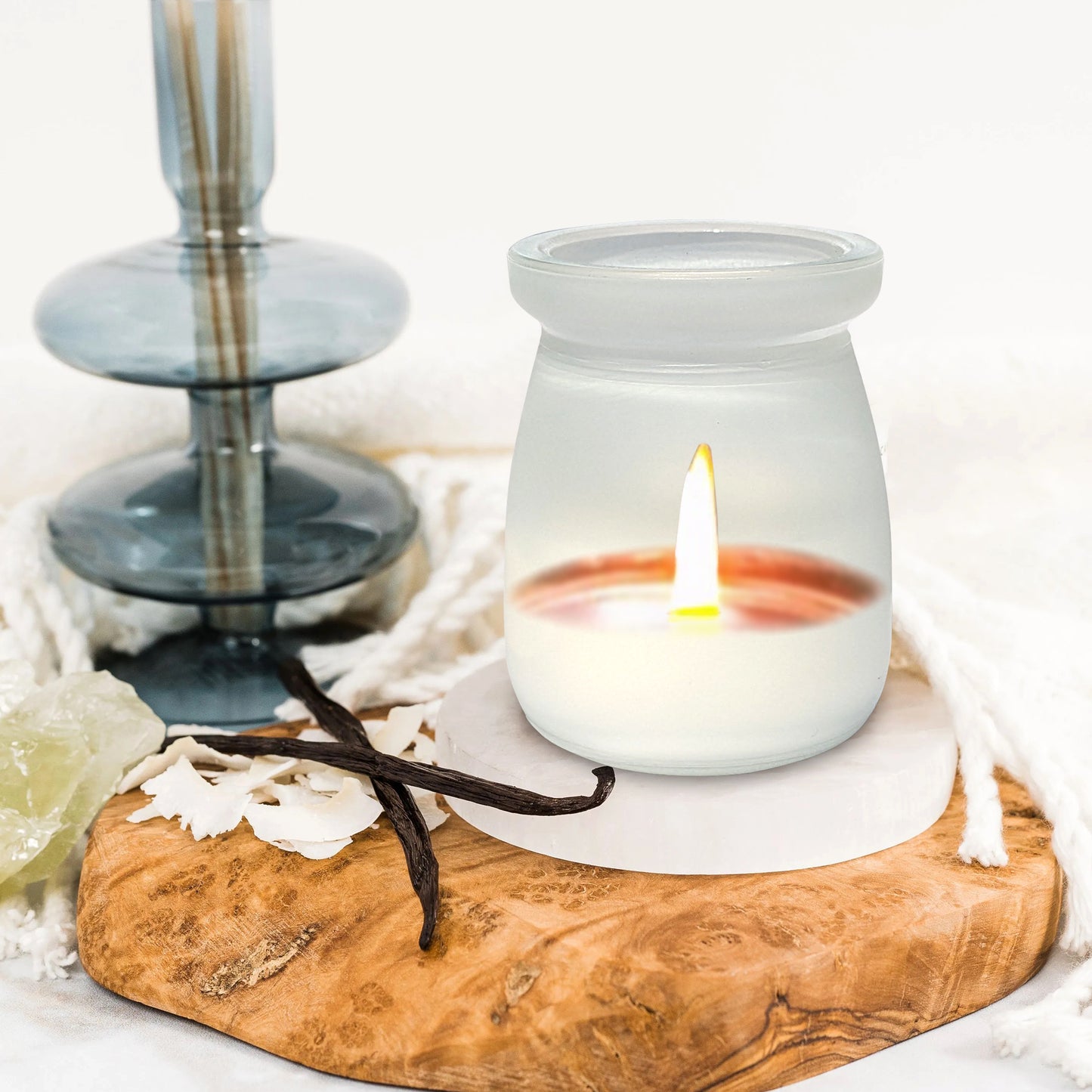 Mini Glass Jar Scented Candle with Cork Lid