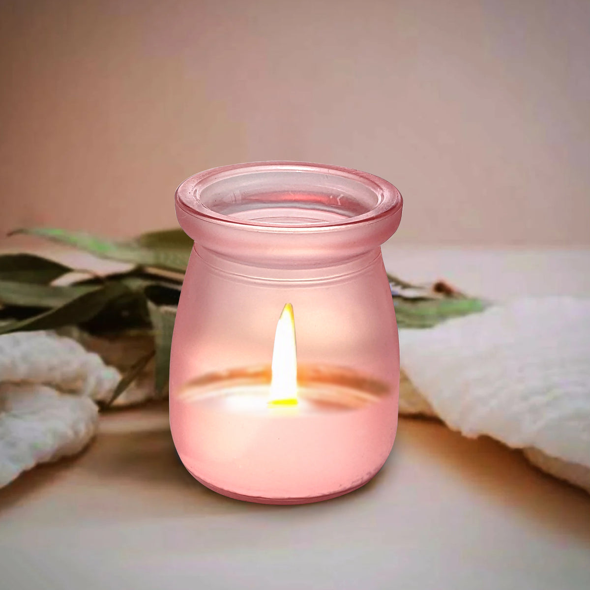Mini Glass Jar Scented Candle with Cork Lid