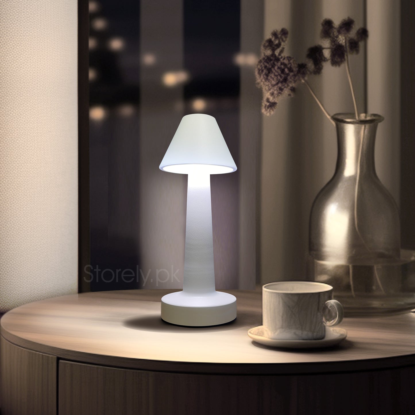 Metal Lamps Collection - Retro Style Rechargeable Metal Touch LED Lamps for Modern Spaces and Restaurants