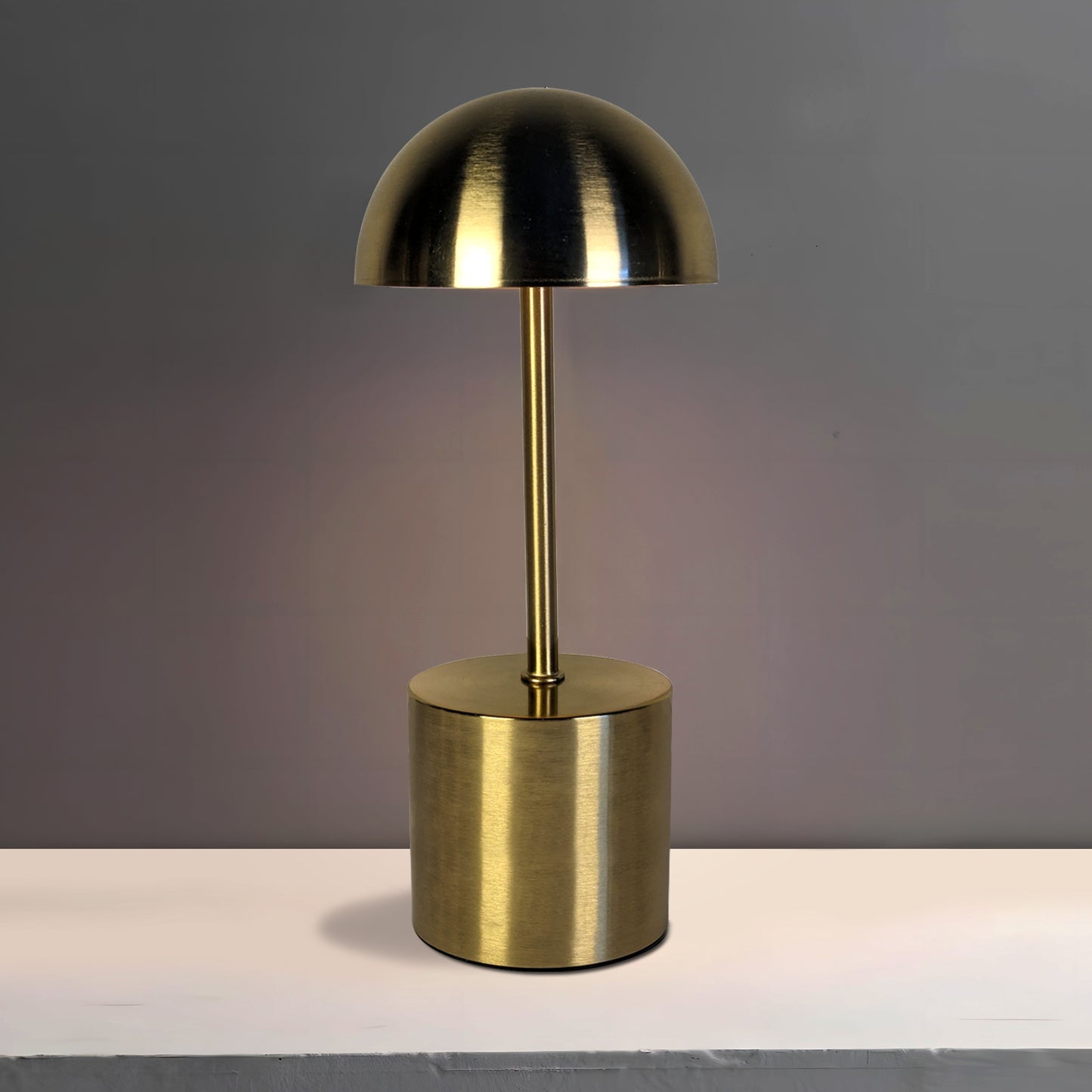 Rechargeable Retro-Style Longneck Metal Touch Lamps Perfect for Restaurants and Home Decor