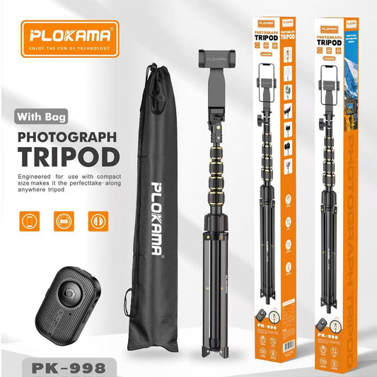 PLOKAMA PK-998 Photography Tripod – 200CM