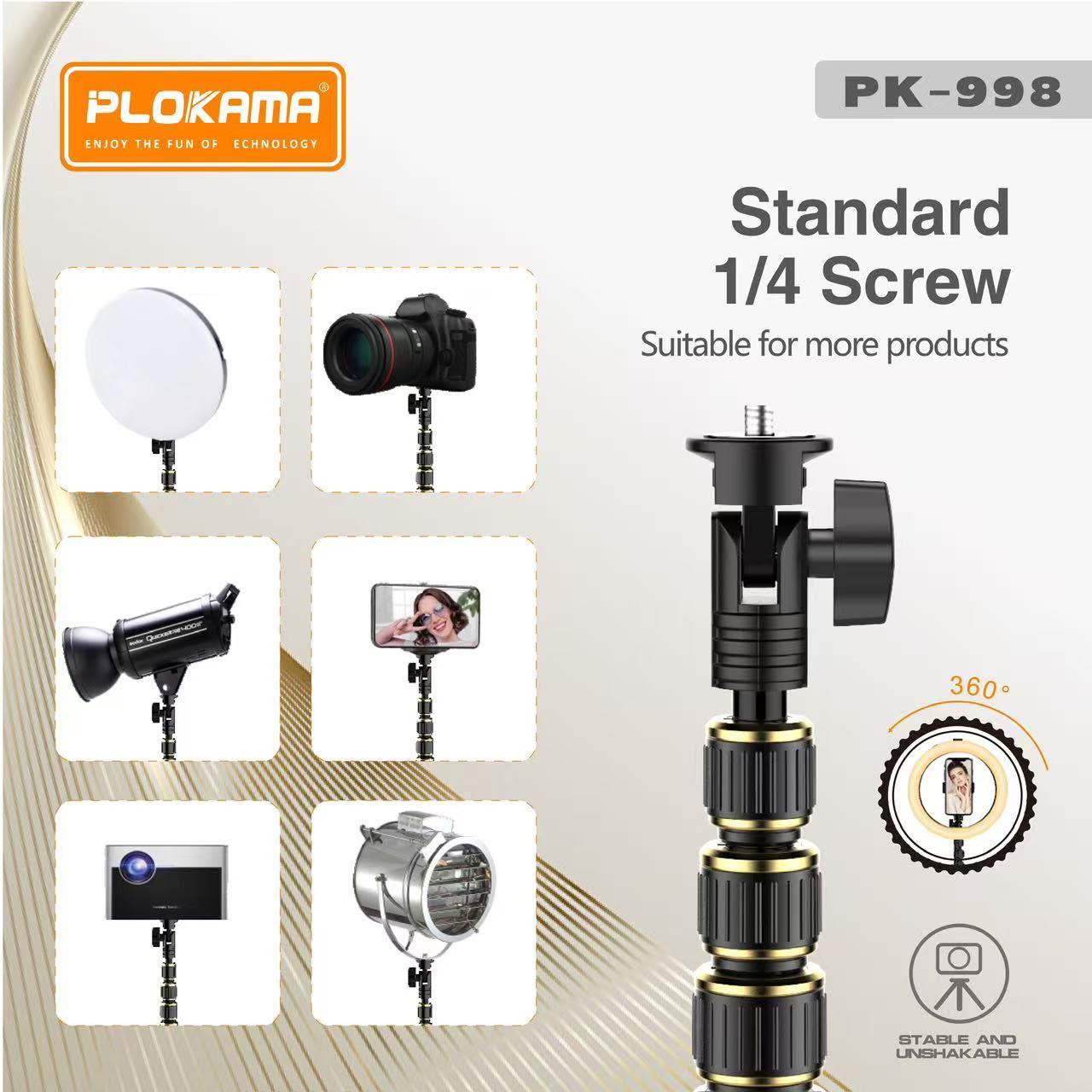 PLOKAMA PK-998 Photography Tripod – 200CM
