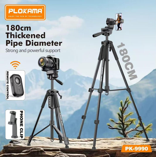 PLOKAMA PK-9990 Camera/Camcorder Tripod – 180CM