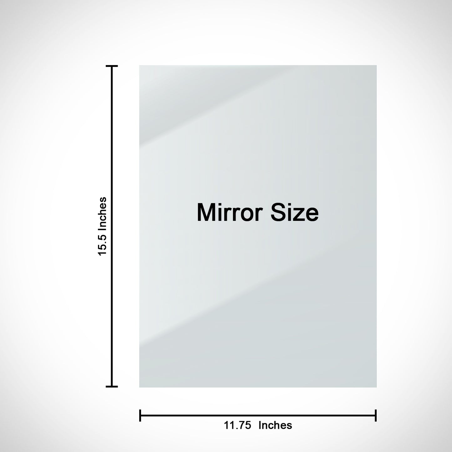 Wall Mirror Stickers – Oval, Square & Wavy Designs