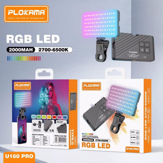 PLOKAMA U160 Pro RGB LED Mobile Light