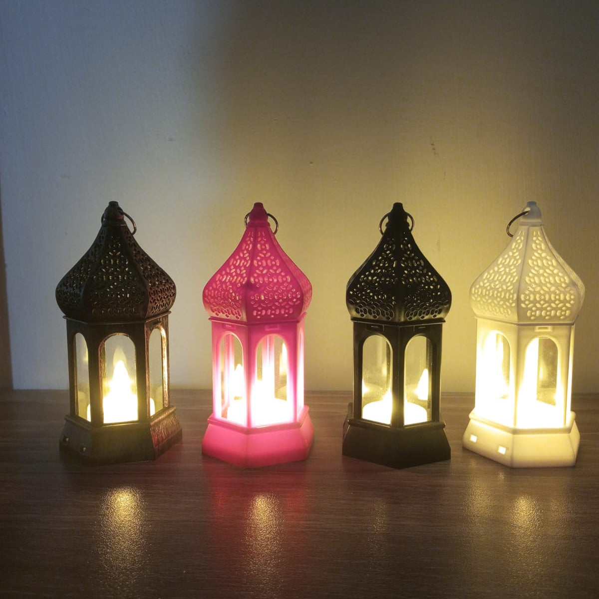 Elegant Ramadan LED Lantern Party Lamp (Pack of 2)