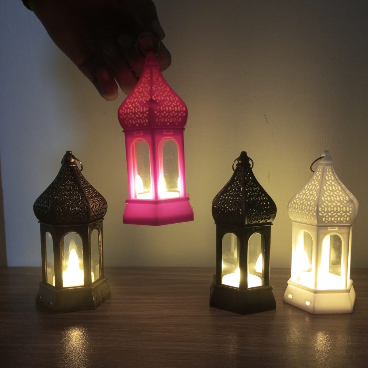 Elegant Ramadan LED Lantern Party Lamp (Pack of 2)