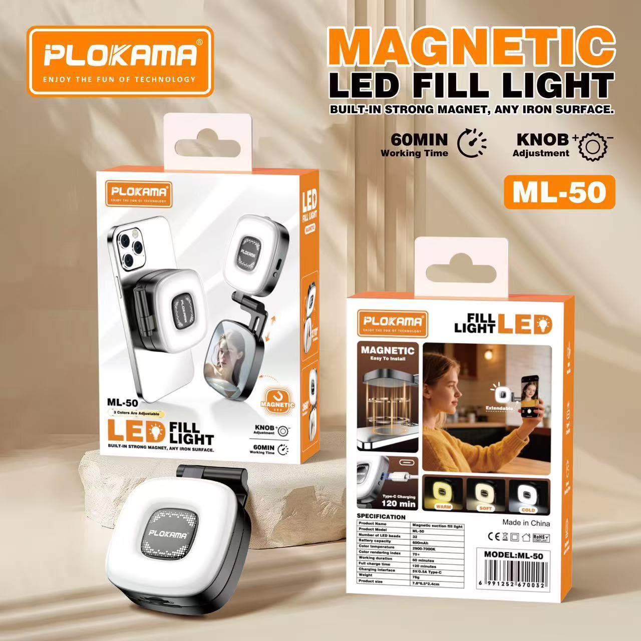 ML-50 Plokama LED Fill Light
