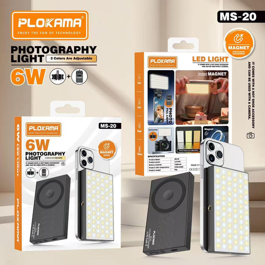 MS-20 Plokama 6W Photography Fill Light