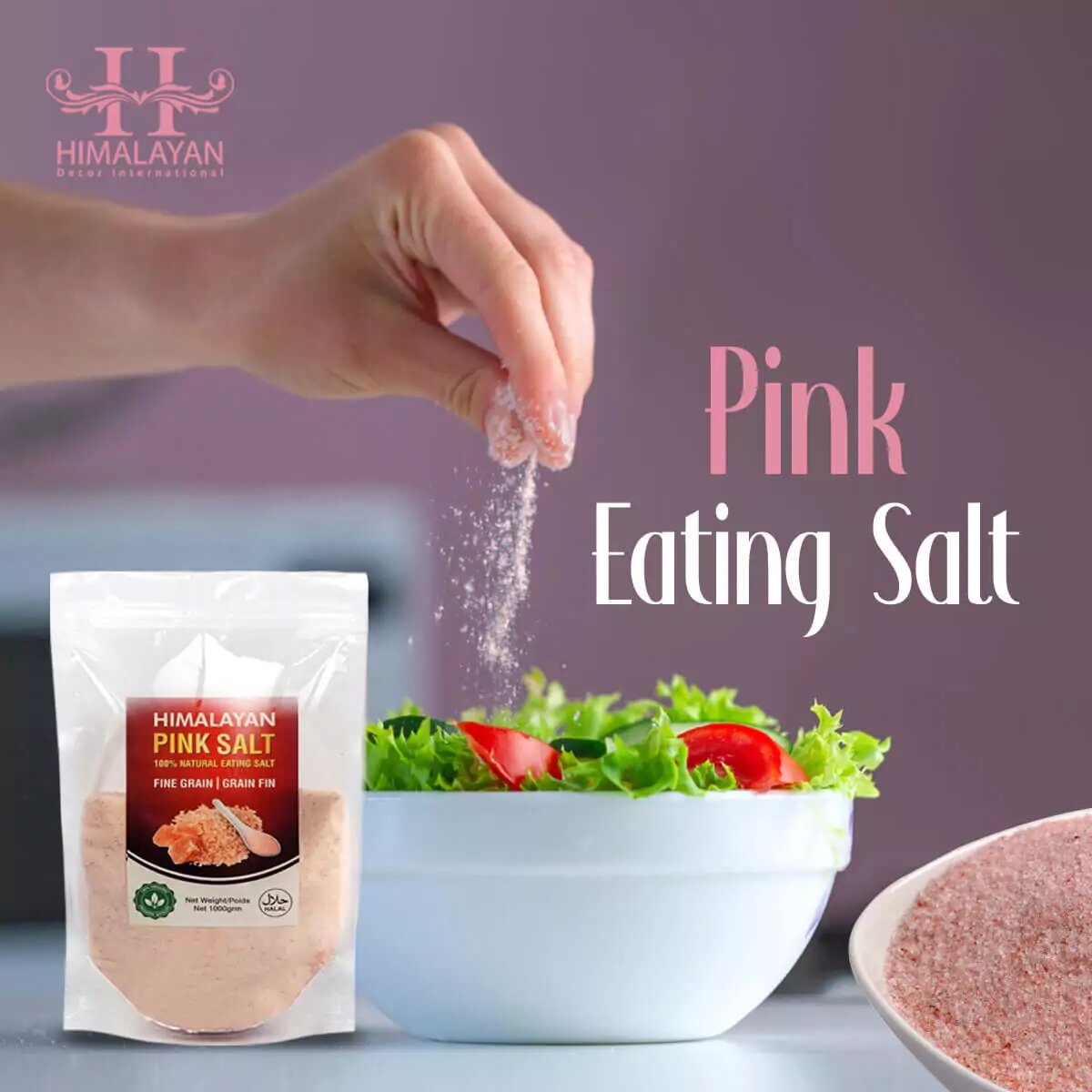 Himalayan Pink Salt Fine Grain 1000gm