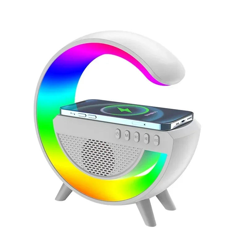 BT-2301 LED Bluetooth Speaker with LED Ambient Light and Wireless Mobile Charging