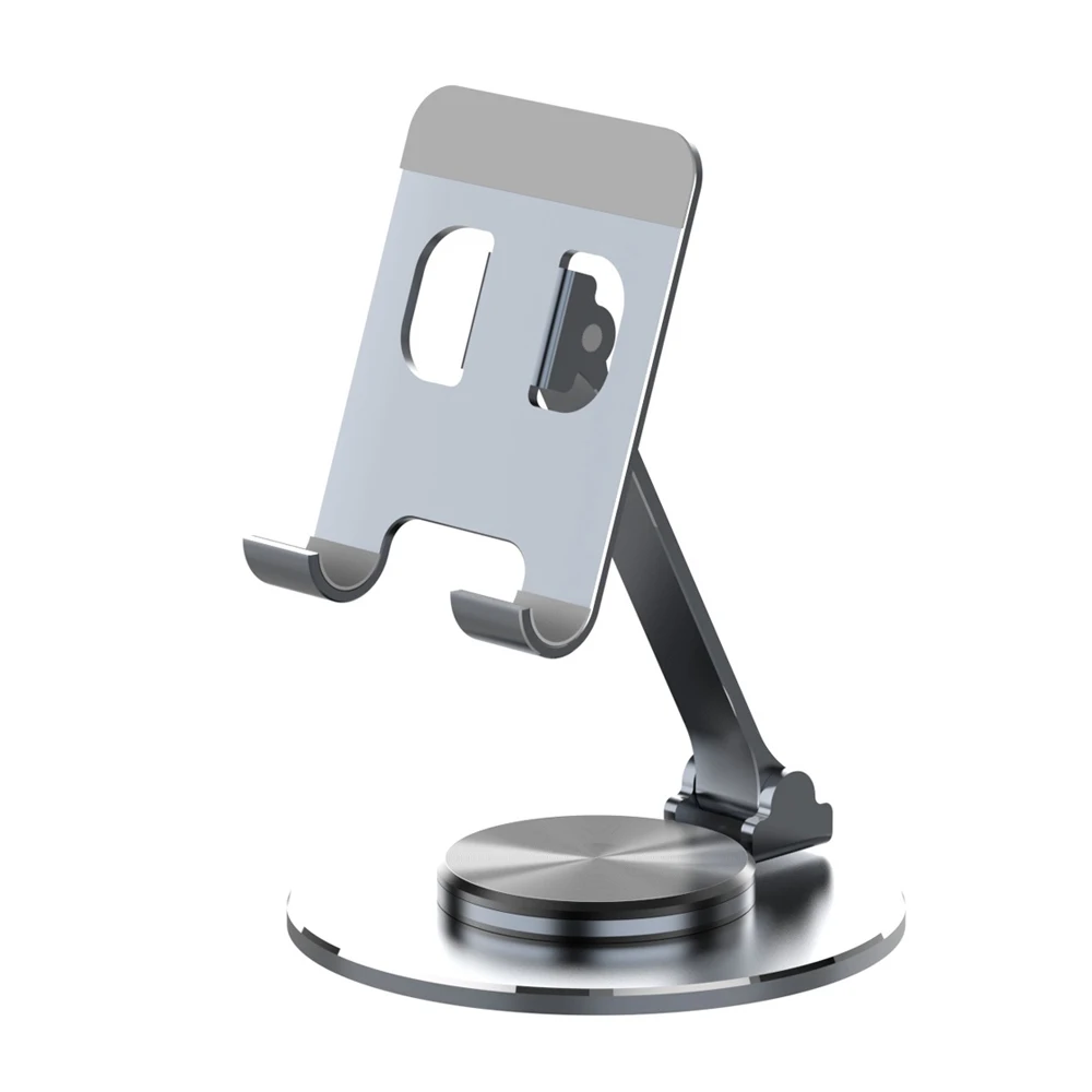 Aluminum Adjustable Phone Silver Color Stand – Desktop & Office Use