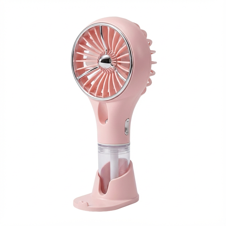 Handheld Misting Fan – 2-in-1 Portable Cooling Fan with Spray & Rechargeable Battery