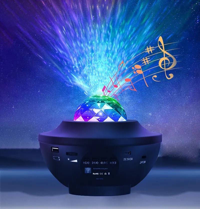 Galaxy Star Projector with Bluetooth Music & Remote Control