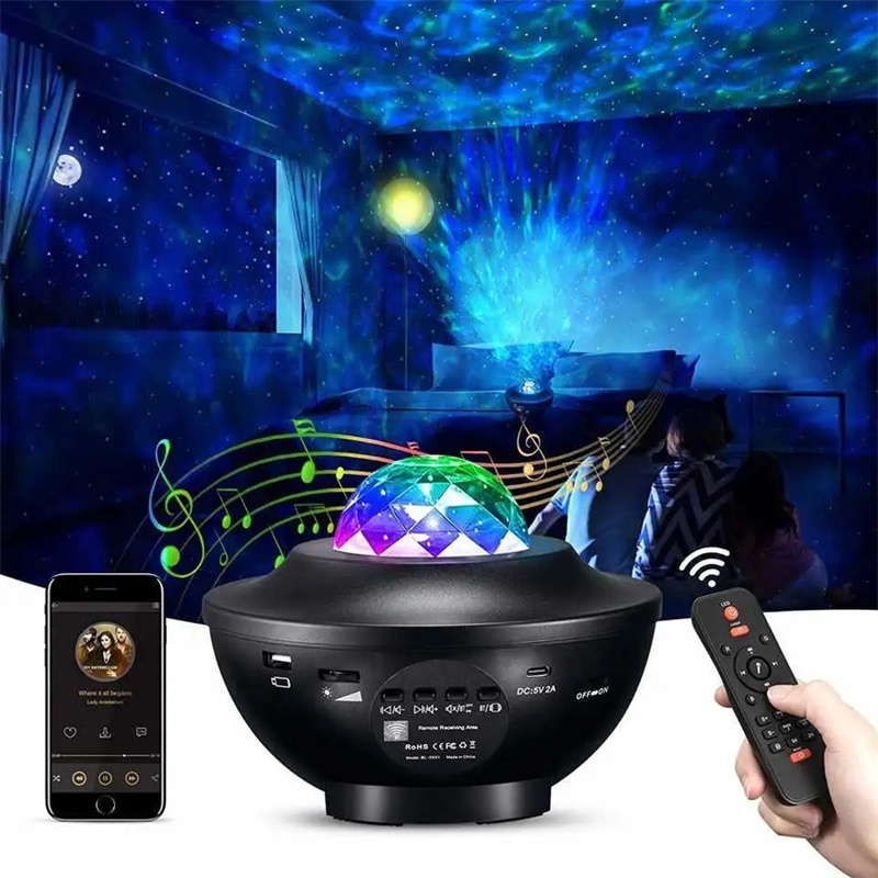 Galaxy Star Projector with Bluetooth Music & Remote Control