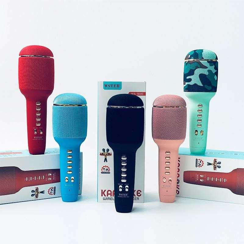 WSTER WS-900 Wireless Bluetooth Karaoke Microphone