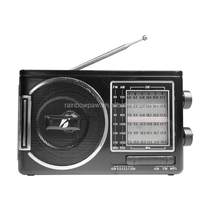 Portable FM/Bluetooth Radio with USB & TF Music Player (Model KTF-1646)