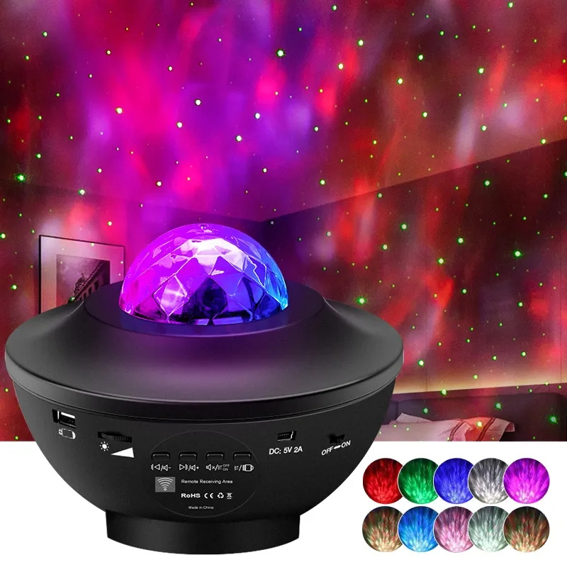Galaxy Star Projector with Bluetooth Music & Remote Control