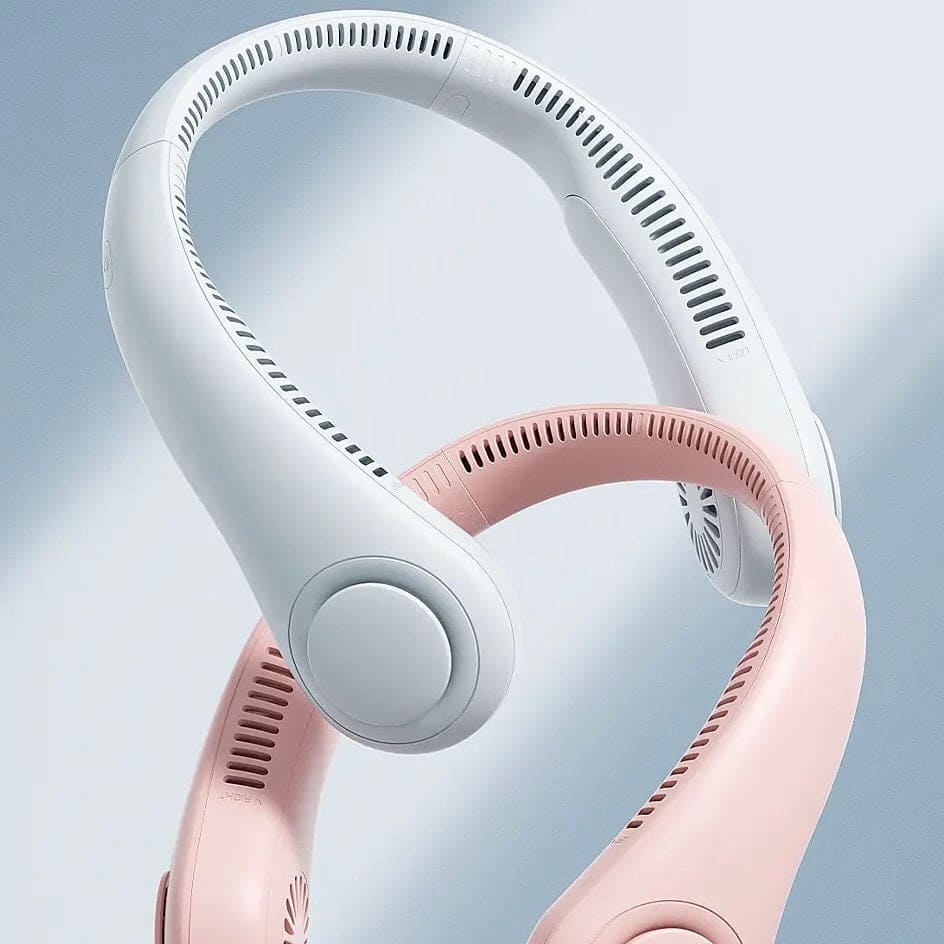 Portable Bladeless Neck Fan – Hands-Free Cooling